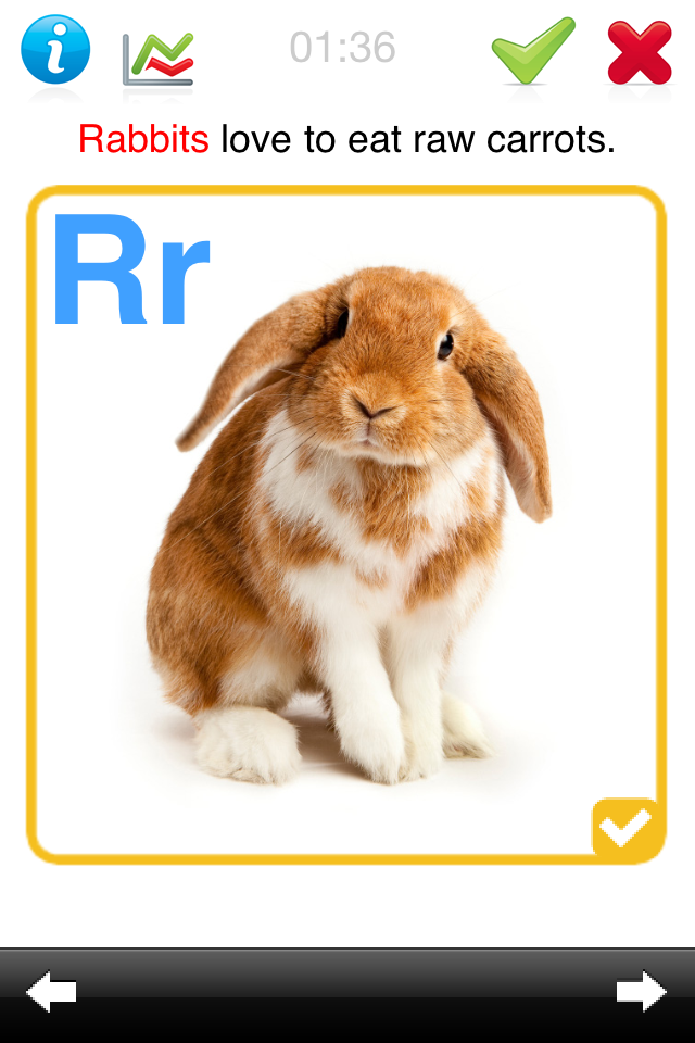 ABA Flash Cards Alphabet Education Kids Educational Games free app